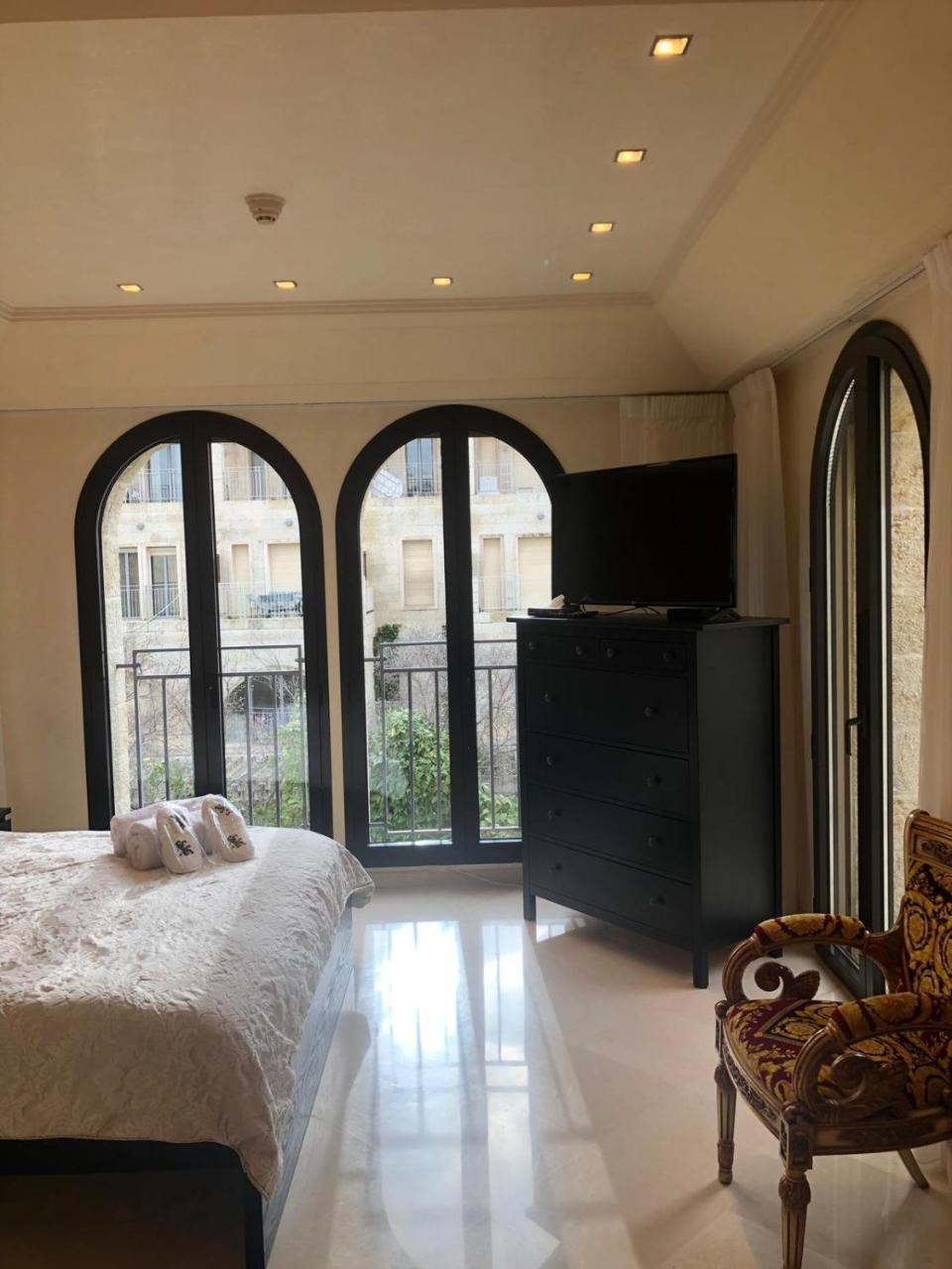 120кв.м 2, 2 баня Апартамент
 в Mamilla / King David Йерусалим Екстериор снимка