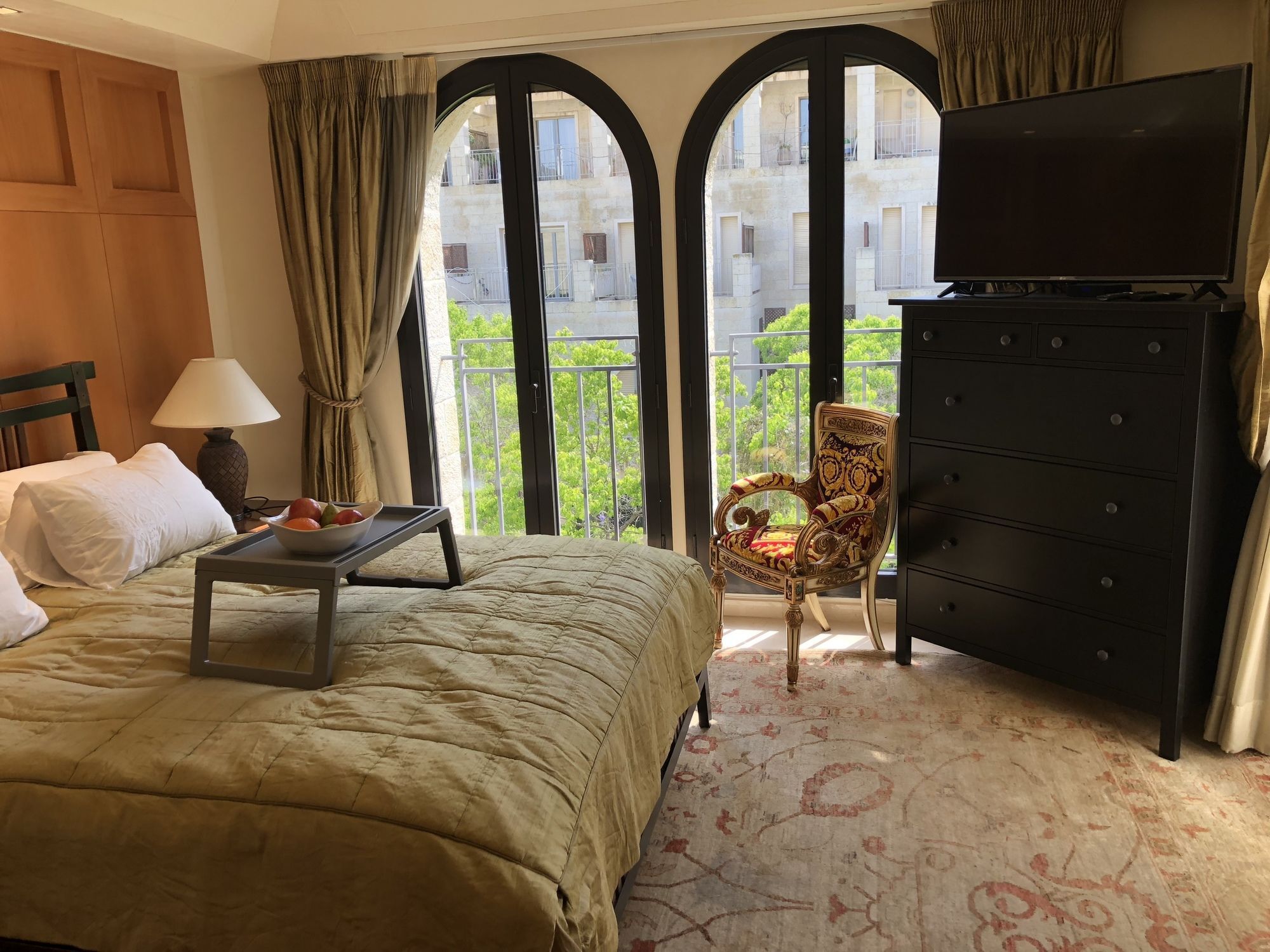 120кв.м 2, 2 баня Апартамент
 в Mamilla / King David Йерусалим Екстериор снимка